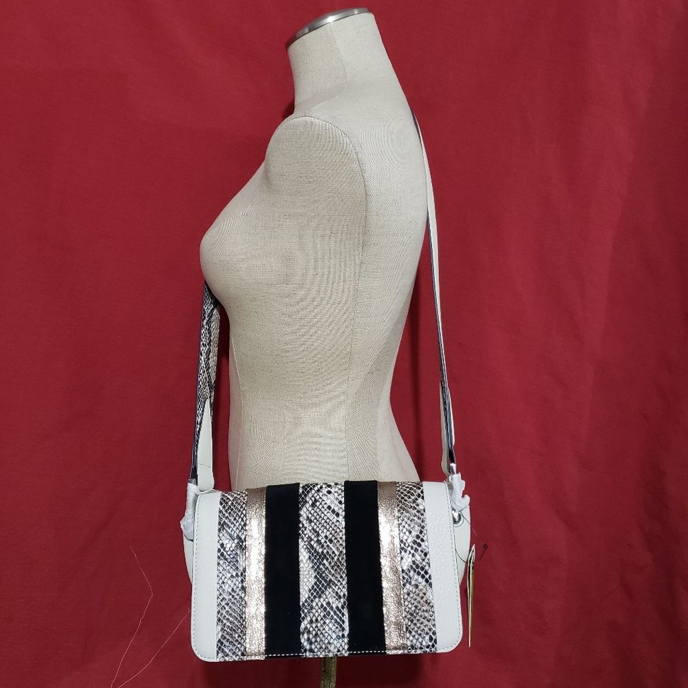 Sam Edelman Sally Boy  White  Leather Handbag